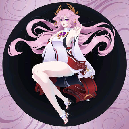 Fullbody (Yae Miko from Genshin Impact)